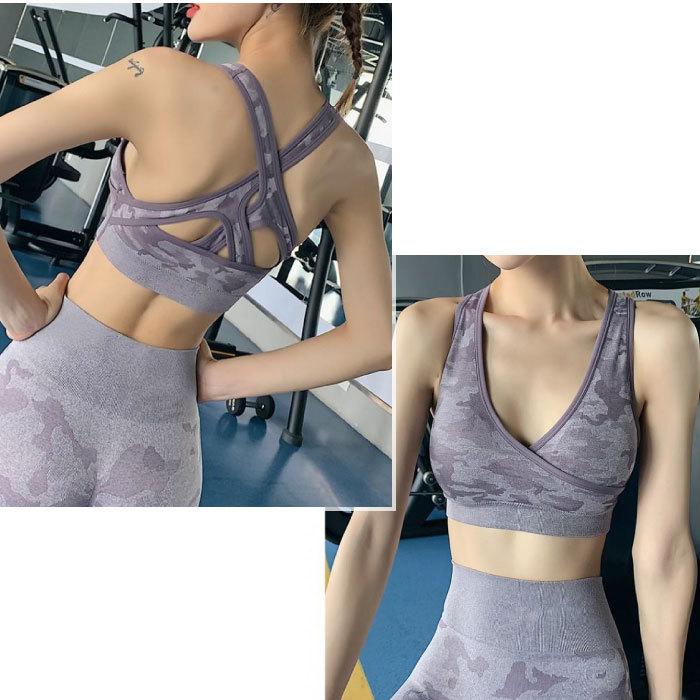 ホットヨガ対応　ブラトップ&レギンス　上下　トレーニング ヨガウェア 上下セット レギンス トップス レディース カップ付きブラ