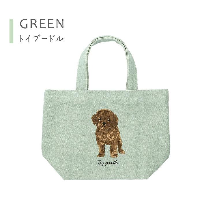 トイプードル・マルチーズ・チワワパネル大トート2点サコッシュ風スマホポーチ2点 トイプードル・マルチーズ・チワワパネル大トート2点サコッシュ