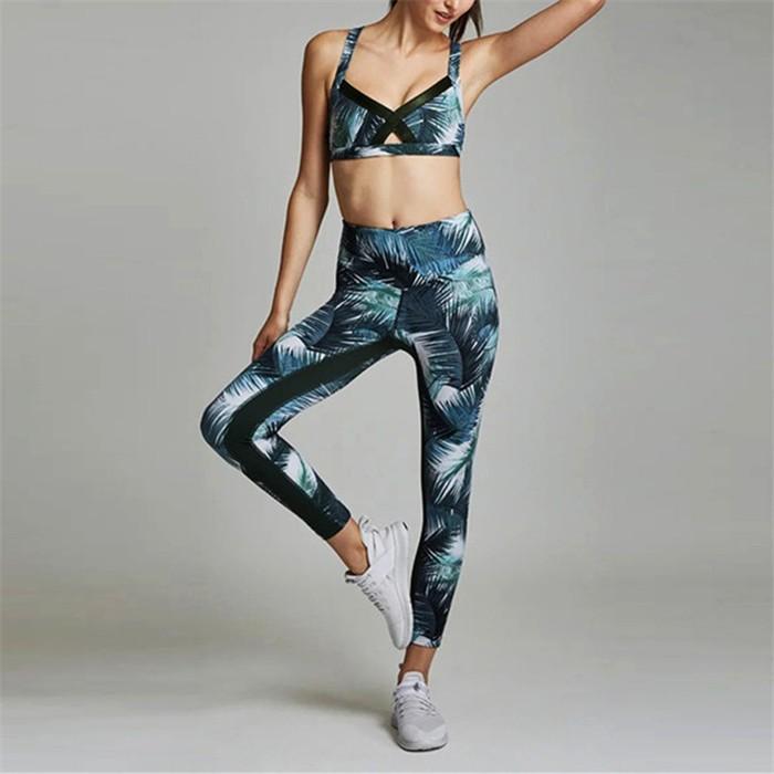 新品未使用・ボタニカル　ヨガレギンス/ダークネイビーL 新品未使用・ボタニカル ヨガレギンス/ダークネイビーL