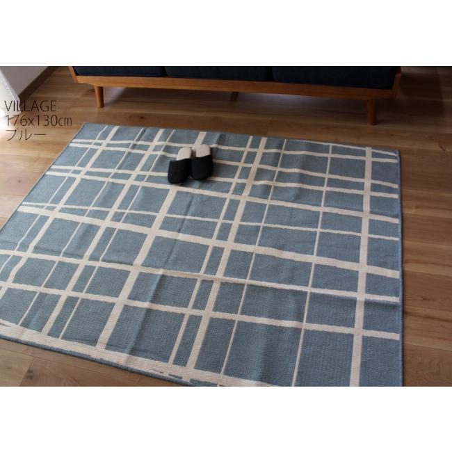 瀬戸内ラグ 国産 綿 アクリル 洗える 敷物 カーペット ホットカーペットカバー 吸水 収納 軽量 薄手 オールシーズン 夏 春 秋 1畳半 176x130センチ Setouchirug130 Blue Doxy ヤフーショッピング店 通販 Yahoo ショッピング