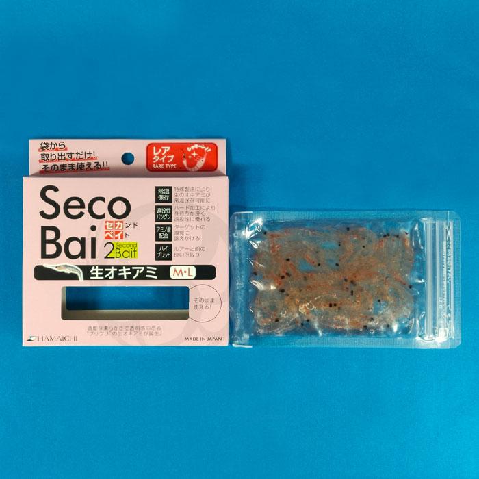 セカンドベイト 生オキアミ 釣り餌 おきあみ ハード 浜市 HAMAICHI