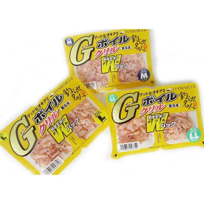 Gクリル Wパック生タイプ(L) 釣り餌 つりえさ オキアミ おきあみ