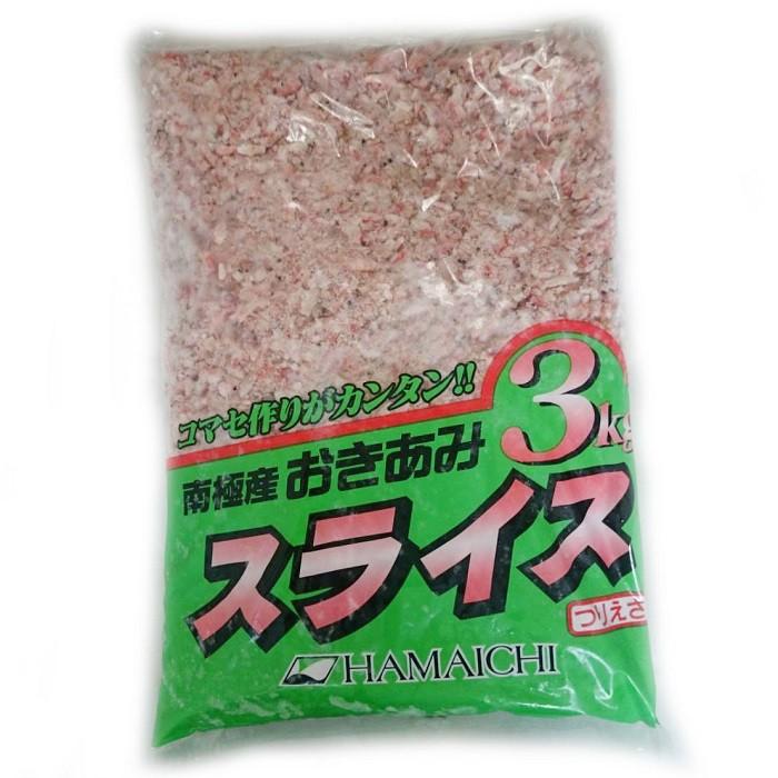 ストアー オキアミスライス 3kg 釣りエサ おきあみ 冷凍 toyostone.co.jp - Blueearthfishing K002