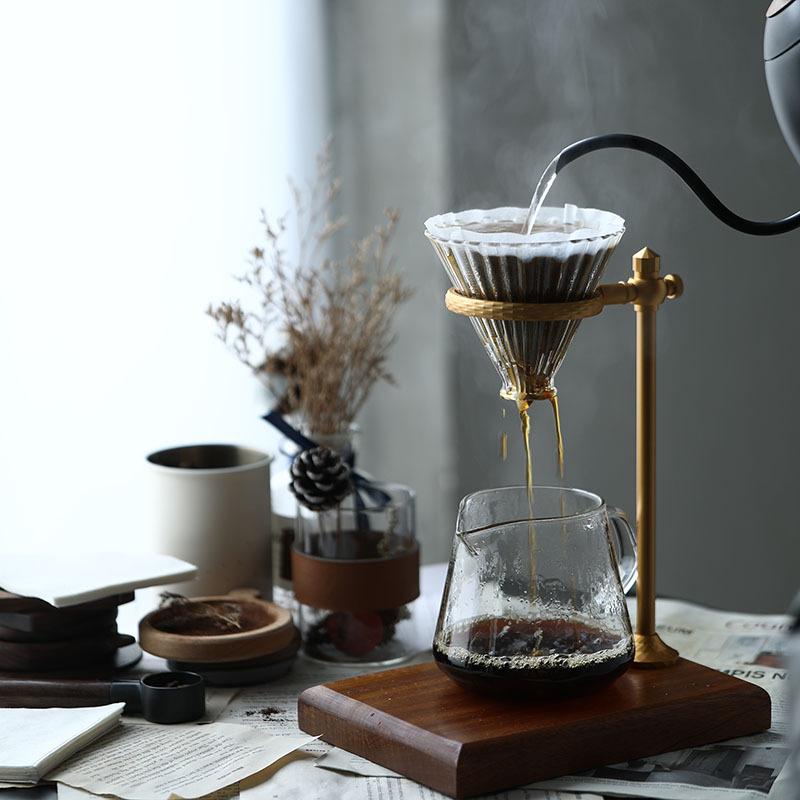 FUN COFFEE コーヒー ドリップスタンド 木製ベース コーヒーメーカーツール スタンド (co-0034)|bluefin|02