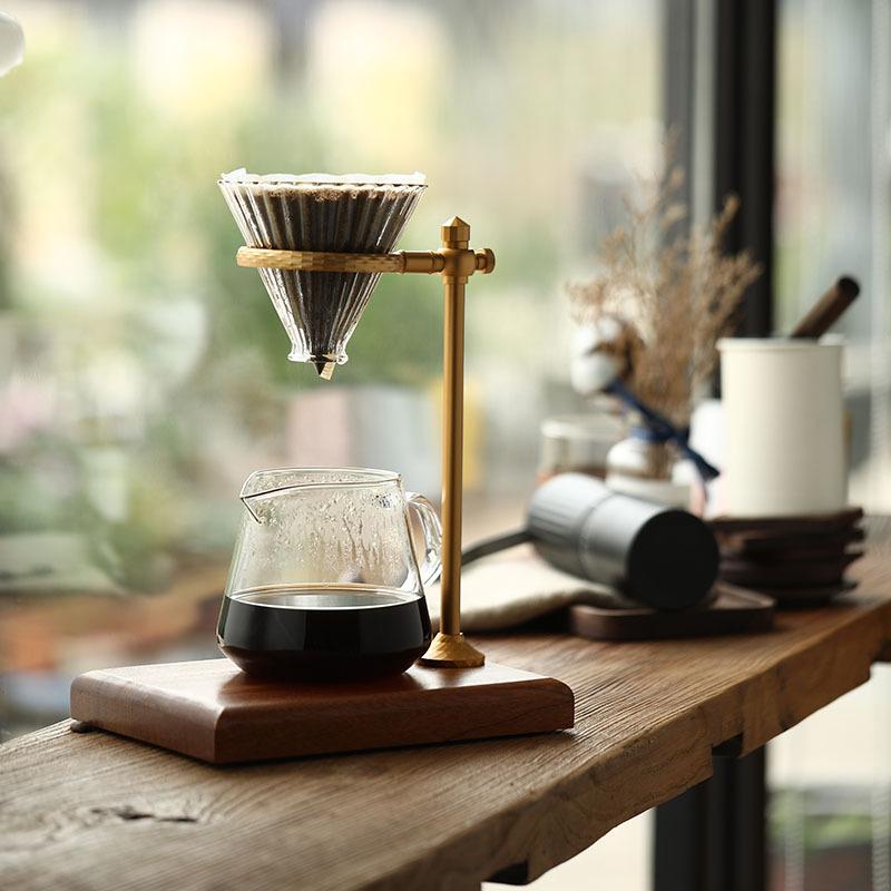 FUN COFFEE コーヒー ドリップスタンド 木製ベース コーヒーメーカーツール スタンド (co-0034)|bluefin|05
