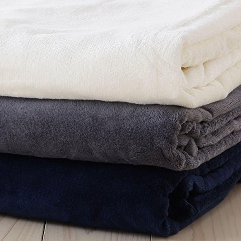 低反発 腰用 綿毛布 シングル シール織 ロング 140×210cm 日本製