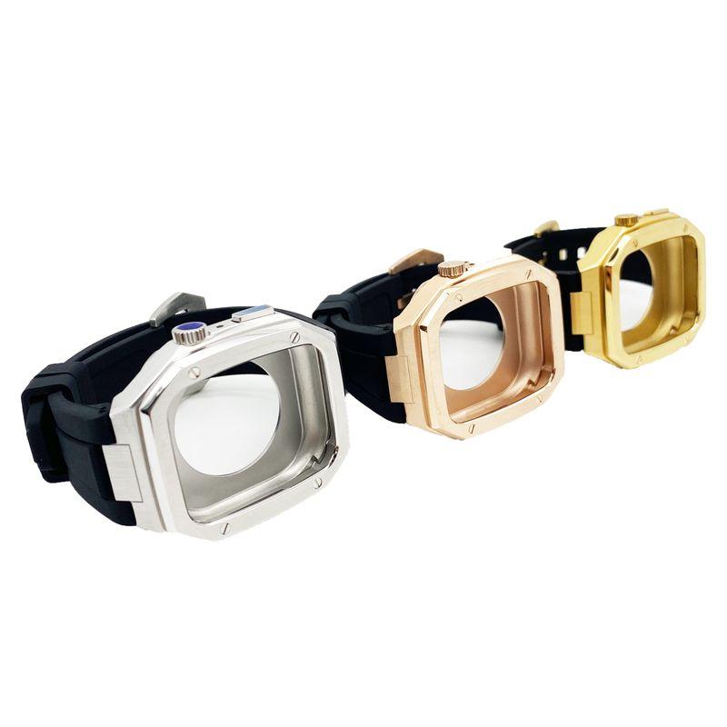 Apple Watch アップルウォッチ 44mm 45mm メタル ステンレス カスタム