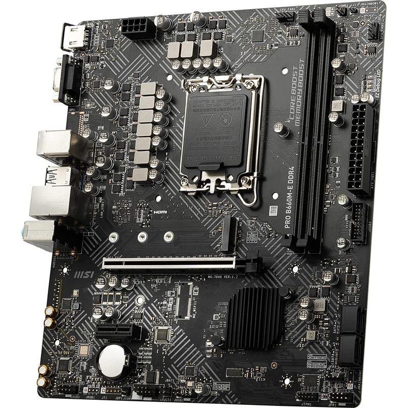 MSI PRO B660M-E DDR4 マザーボード PRO B660M DDR4 マザーボード