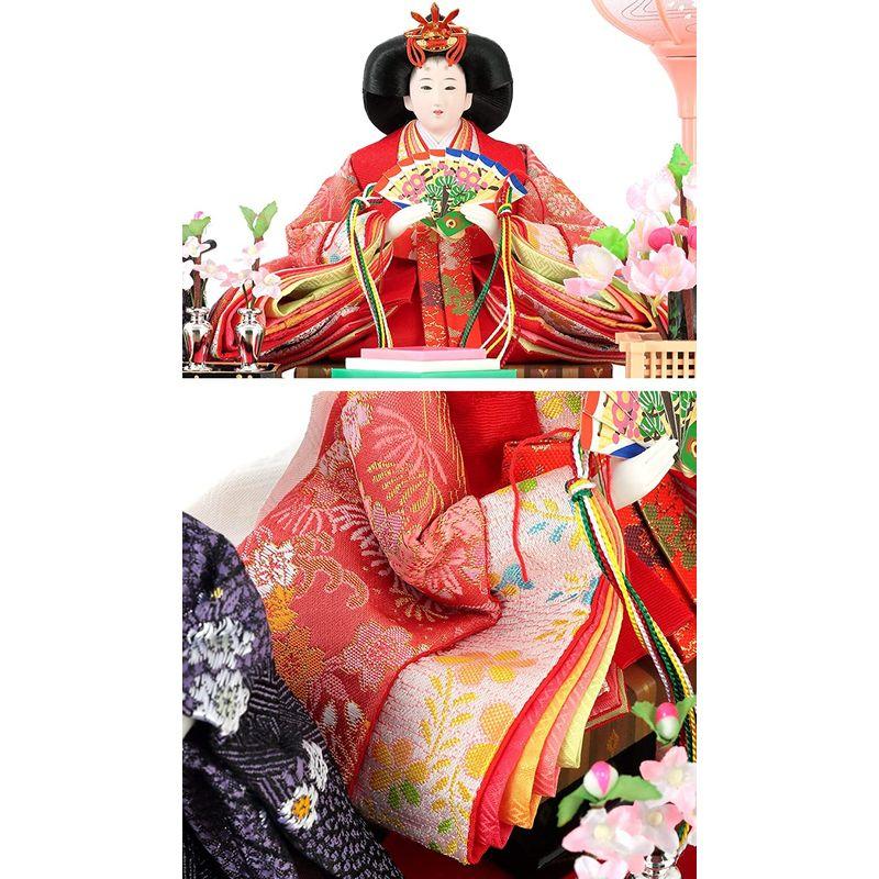 豪華ラッピング無料 雛人形 ひな人形 久月 ケース飾り 親王飾り