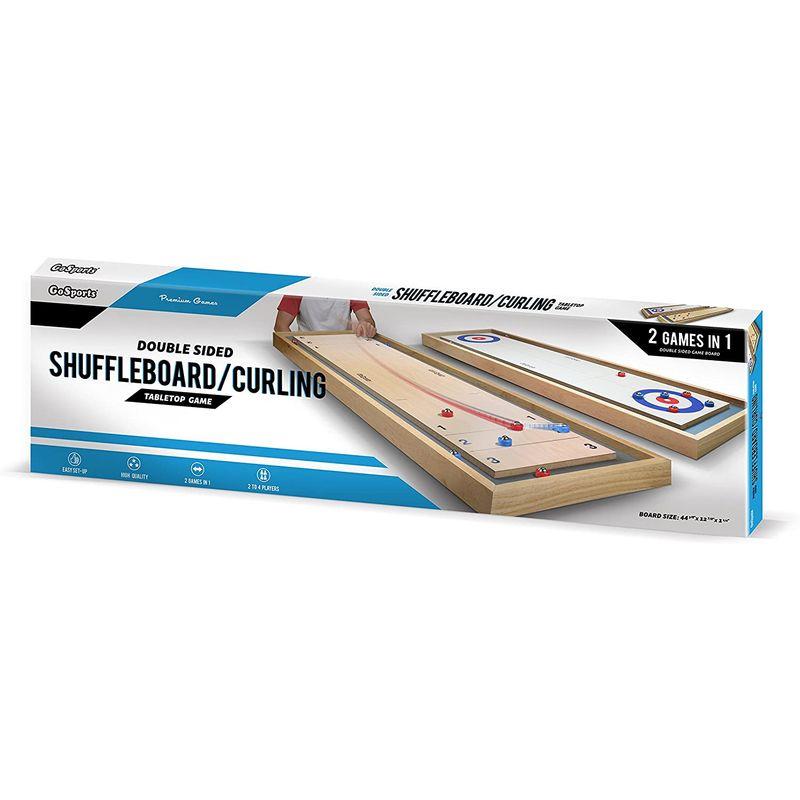 GoSports Shuffleboard and Curling 2-in-1 Table Game Shuffleboard and Curling in Table Game