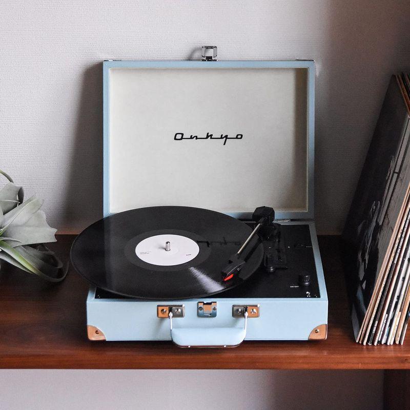 ONKYO レコードプレーヤー Bluetooth対応/ステレオスピーカー内蔵 ソニックブルー OCP-01(LB) レコードプレーヤー Bluetooth対応/ステレオスピーカー内蔵 ソニックブルー OCP LB