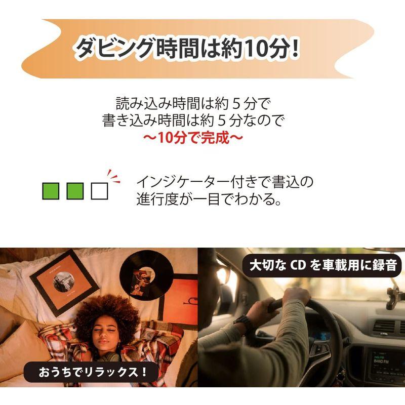 SaiEL CDダビング機 高速録音 パソコン不要 曲情報そのまま 簡単録音 　　　　　　　 CDダビング機 高速録音 パソコン不要 曲情報そのまま 簡単録音