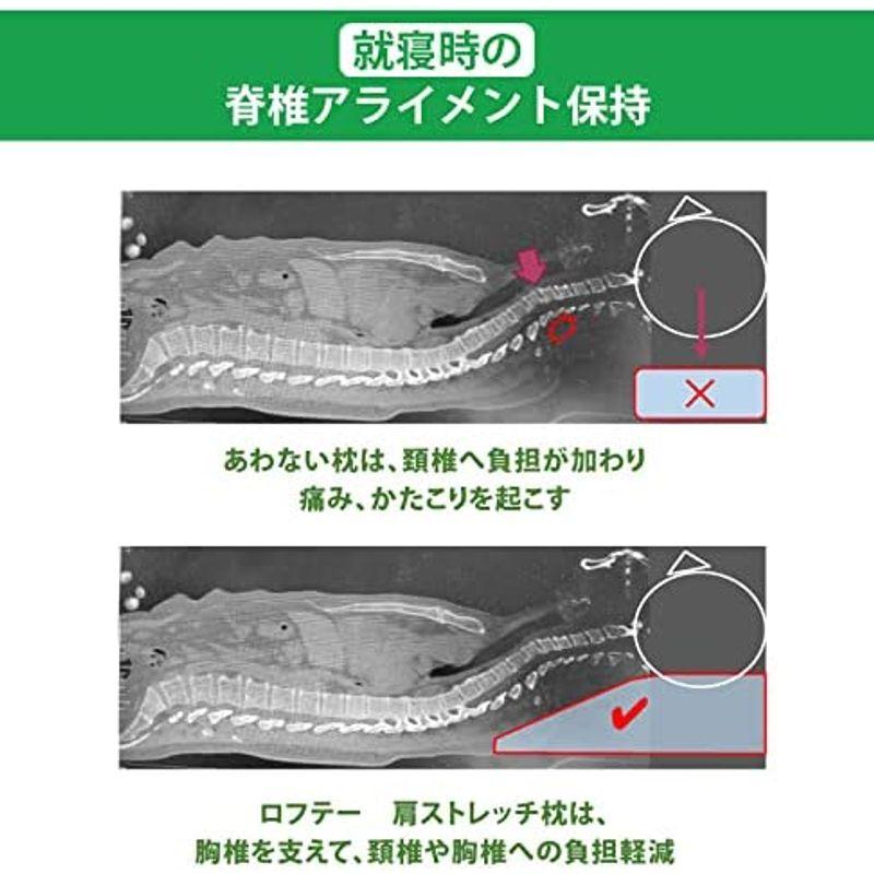 驚きの値段で LOFTY 肩ストレッチ枕 枕の高さ：S（標準） 仰向き 肩甲骨 高級まくら かため 75×55cm 肩こり 快眠まくら パイプ ストレッチ  枕、ピロー