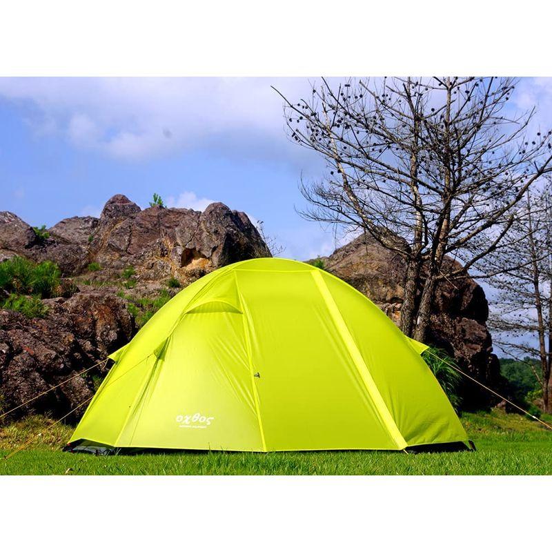 【値下】オクトス アルパインライトテント 2人用（美品） oxtos PUROMONTE×oxtos アルパインライトテント プロ 2人用 OXP