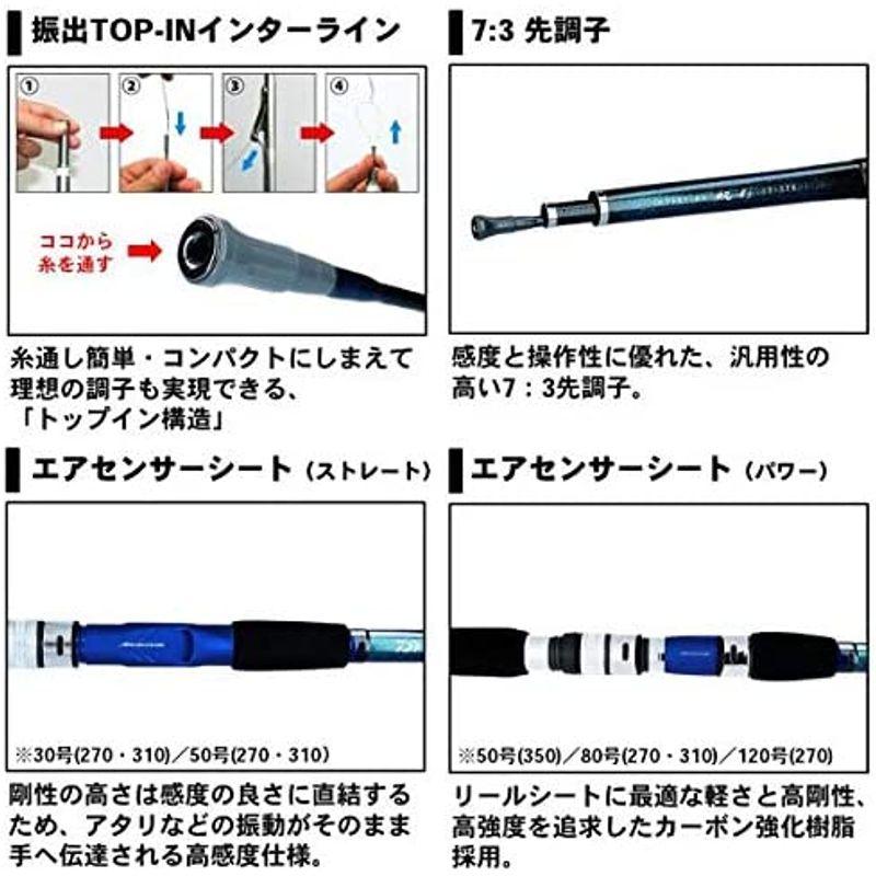 ダイワ(DAIWA) 船インターラインロッド IL 帆影・Y 50-310・Y 釣り竿 DAIWA 船インターラインロッド IL 帆影 釣り竿 mm