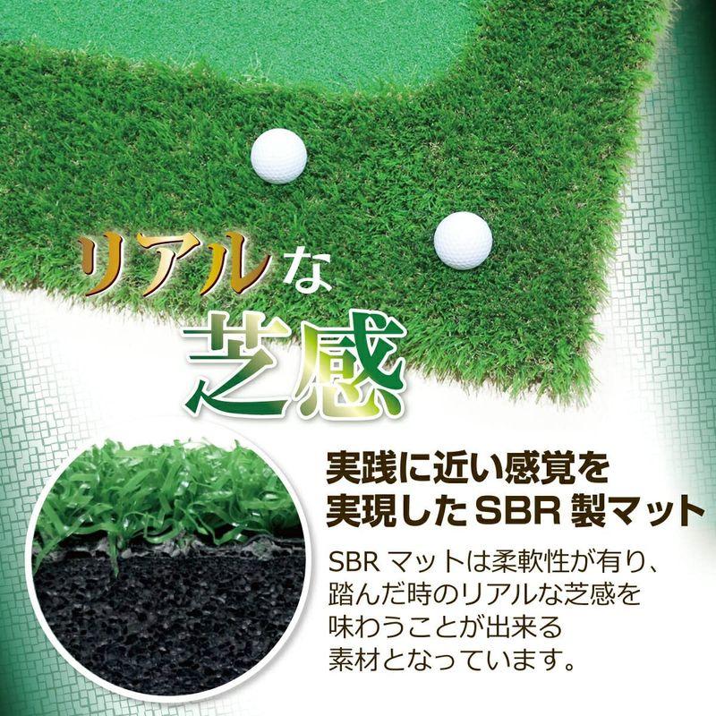GolfStyle パター練習マット 3m ゴルフ パターマット 練習 ゴルフマット パッティング マット パター パット練習 大型 厚手