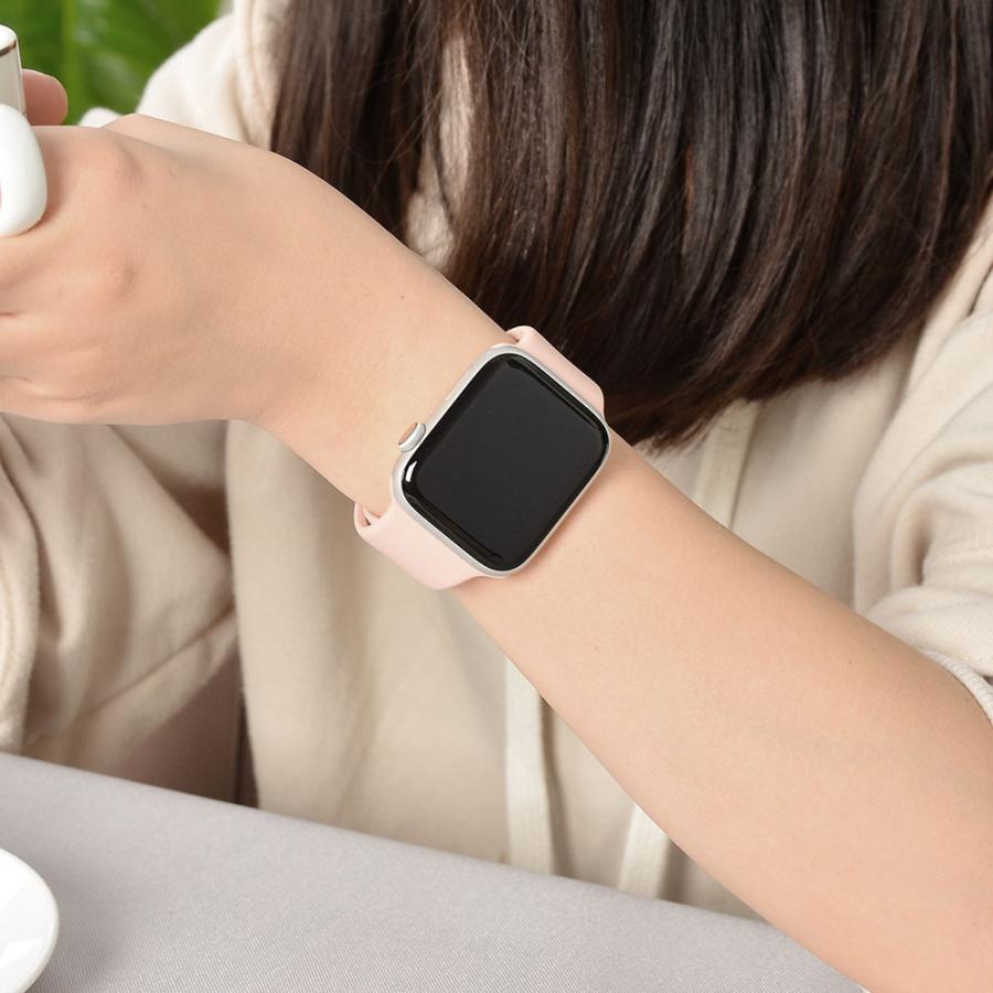 アップルウォッチ バンド 45 44 42 41 40 38 mm 女性 apple watch シリコンバンド ラバーバンド ベルト 7 SE 6 5 4 3 2 1 | ブランド登録なし | 15