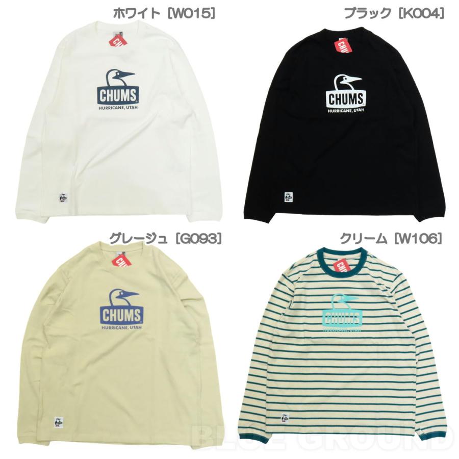 在庫セール14%オフ チャムス / ブービーフェイス LS Tシャツ メンズ ・ コットン 綿 長袖 プリント ロゴ 丸首 アウトドア ブランド おしゃ | CHUMS | 05