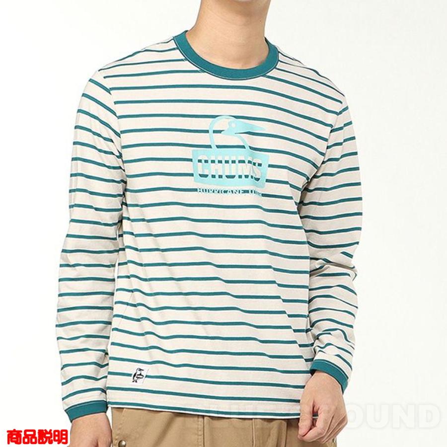在庫セール14%オフ チャムス / ブービーフェイス LS Tシャツ メンズ ・ コットン 綿 長袖 プリント ロゴ 丸首 アウトドア ブランド おしゃ | CHUMS | 13