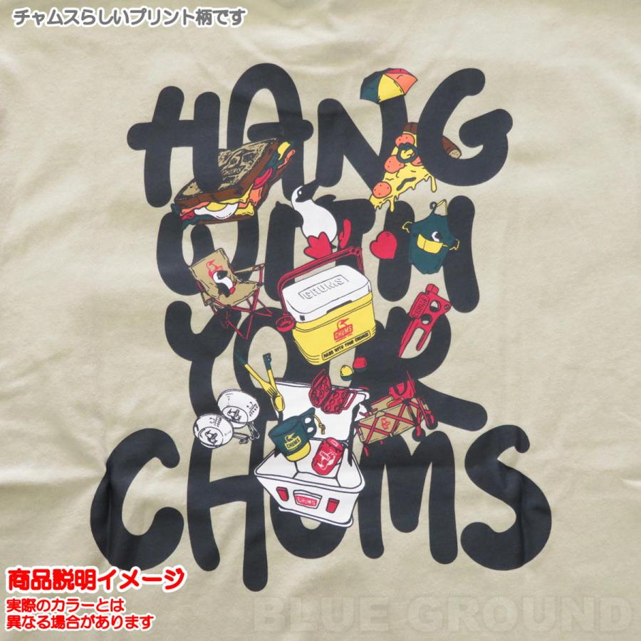 在庫セール10%オフ チャムス / HWYC スチールクーラー ポケット Tシャツ ・ バック プリント ヘビーウェイト コットン 綿 CHUMS CH01-2160｜blueground｜08