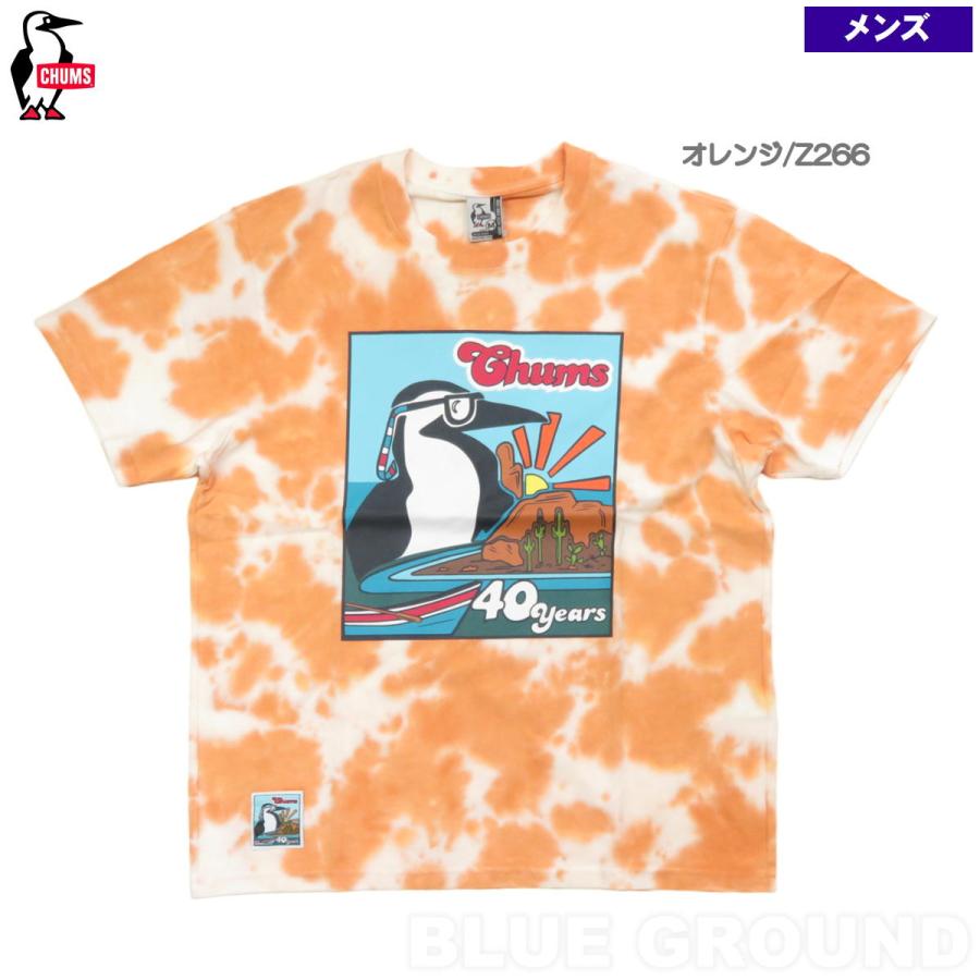 CHUMS 在庫セール37%オフ チャムス / 40周年 Tシャツ ・ 半袖