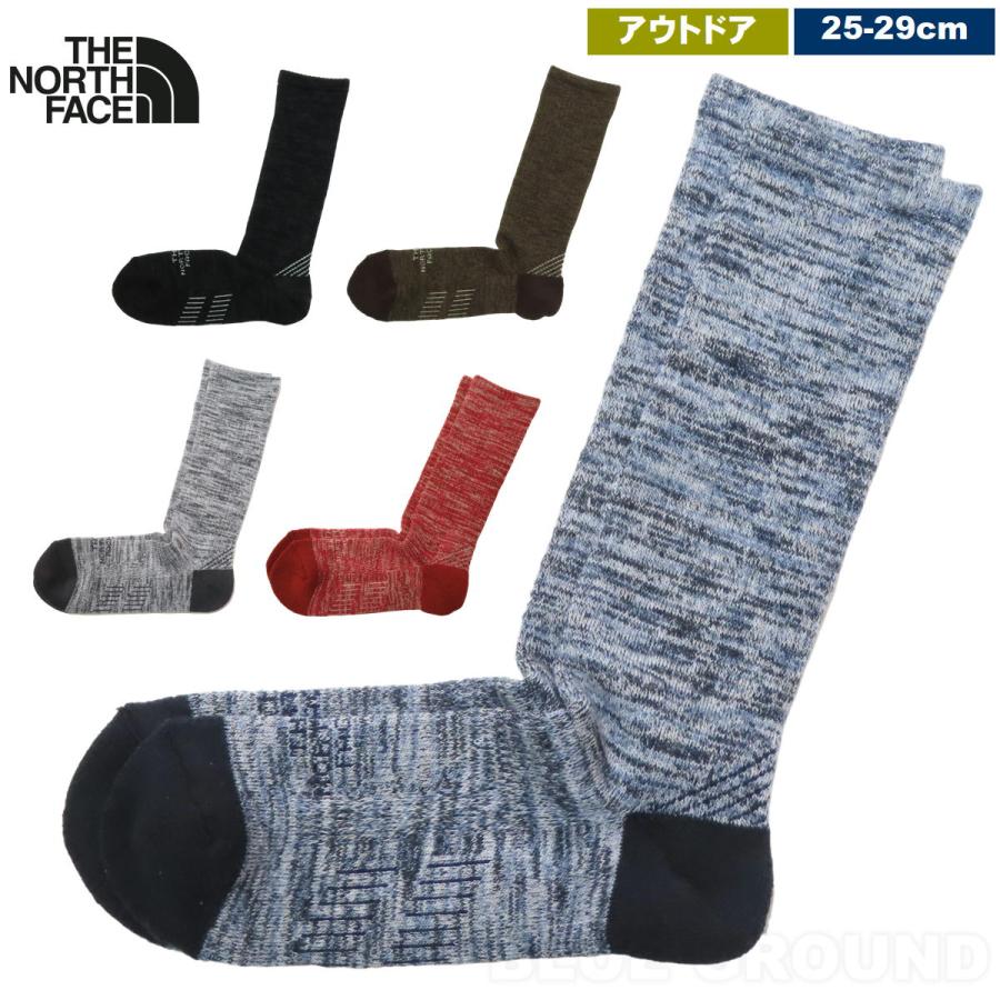 最終＆5の日9%オフ ザ・ノース・フェイス / トレッキング ミッドウェイト クルー 25-29cm ・ 靴下 ソックス トレッキング アウトドア 登山 トレッキング ブラン
