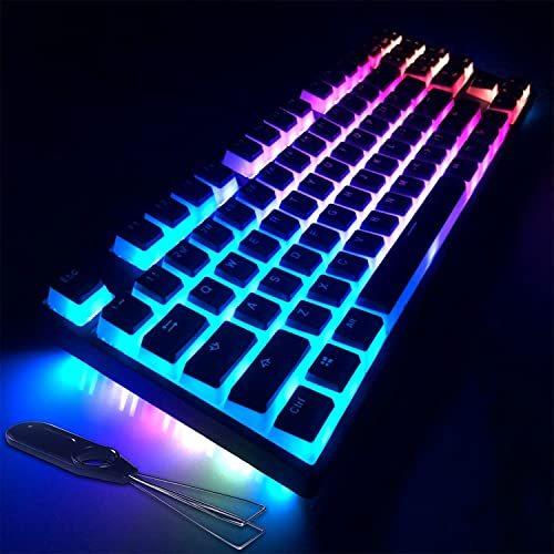 ゲーミングキーキャップ メカニカルキーボード交換用 二色成型