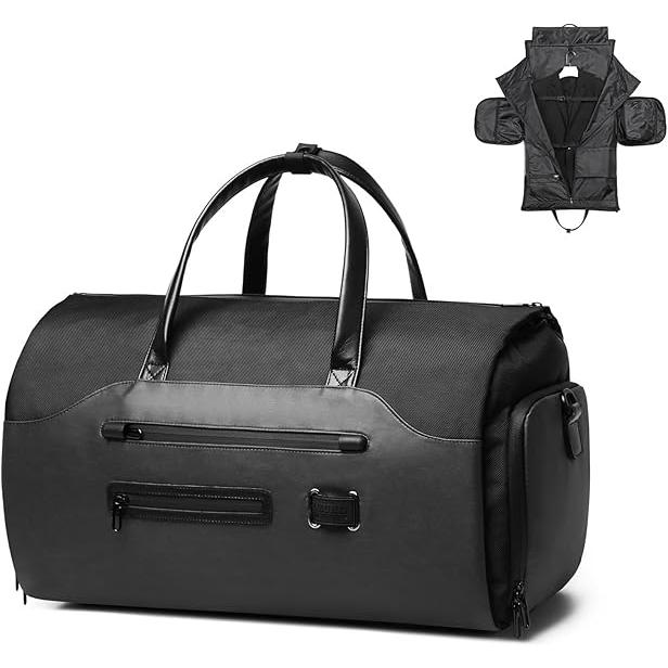 IDEASHOW 3WAYガーメントバッグ 50L ブラック Amazon | 3WAYガーメントバッグ 50L大容量 IDEASHOW スーツ収納