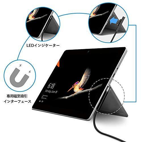 BOLWEO Surface Pro USB-C 充電ケーブル 15V PD充電対応 type C マイクロソフト Surface Pro 6/ Pr｜bluehawaii｜07