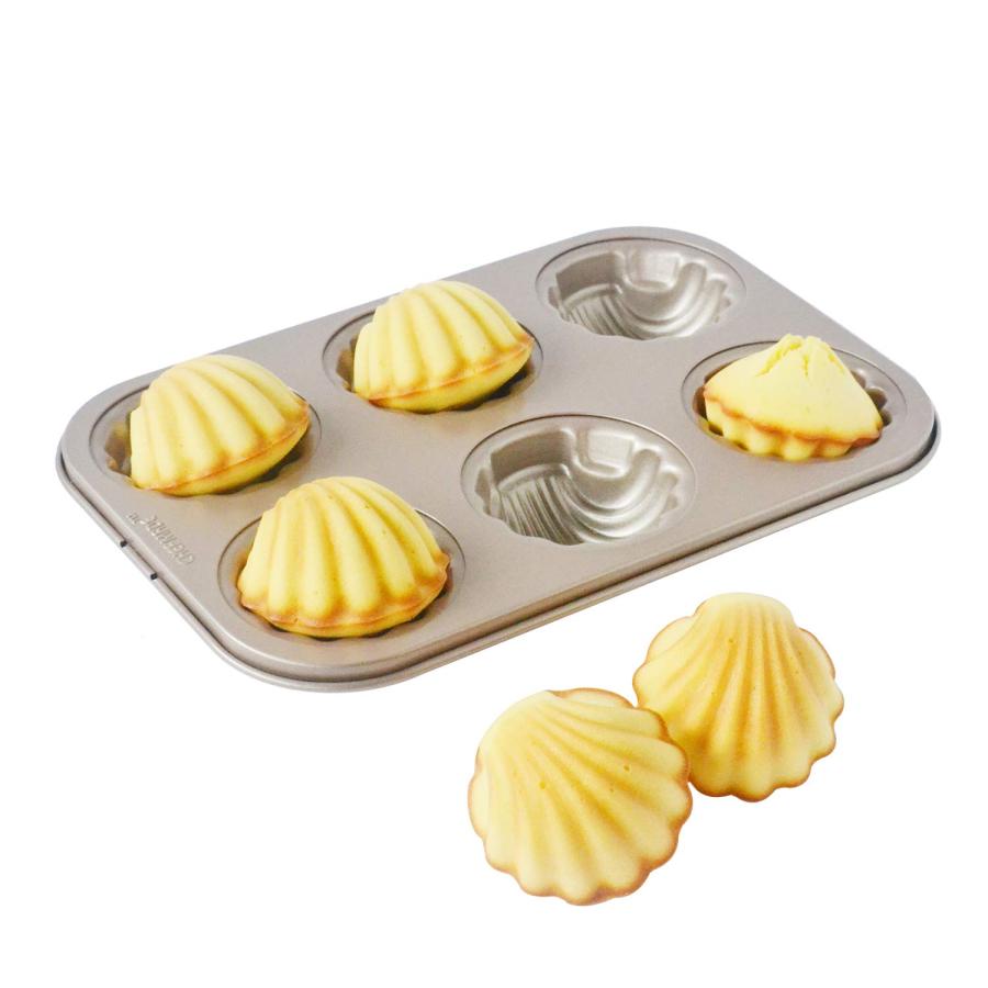 貝型　マドレーヌ　型 CHEFMADE 貝型マドレーヌ型 (6ケ-26.7*18*3.4cm) : Blue Hawaii - 通販