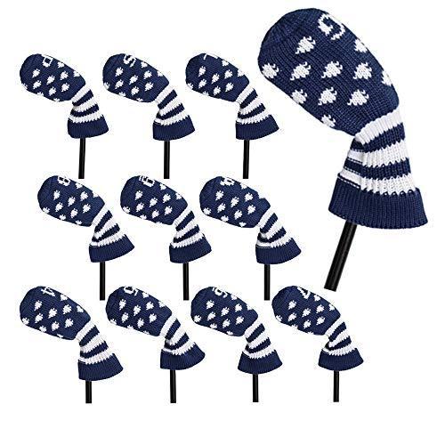 Sunbro Golf ニットヘッドカバー アイアンカバーゴルフ ウェッジカバー 