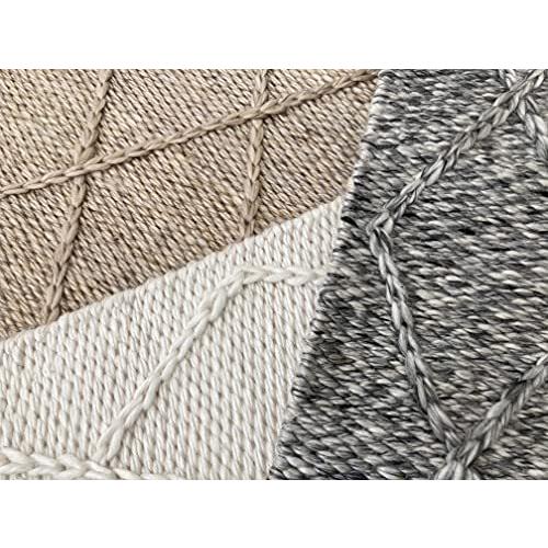 川島織物セルコン 北欧 ＴＡＵＫＯ（タウコ）サスティナブル ニット マット 190ｘ190cm 色： ＧＲ（グレー）再生ポリエステル使用 エコ素材 天然 