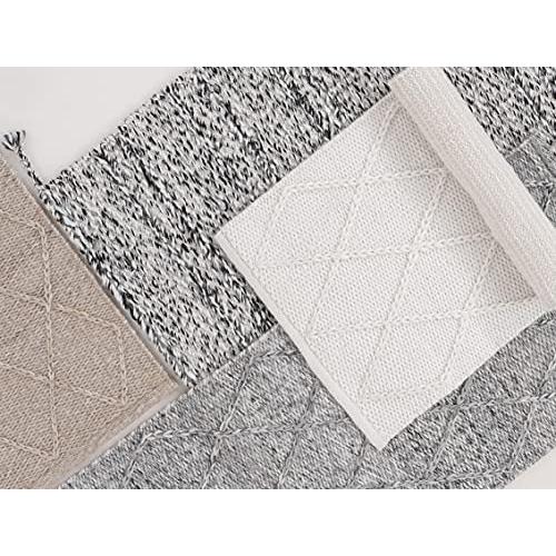 川島織物セルコン 北欧 ＴＡＵＫＯ（タウコ）サスティナブル ニット マット 190ｘ190cm 色： ＧＲ（グレー）再生ポリエステル使用 エコ素材 天然 