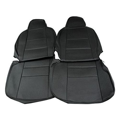 Spiegel シートカバー トヨタ ピクシスバン S321M/S331M (全年式) フロント ヘッドレスト一体型 ブラック