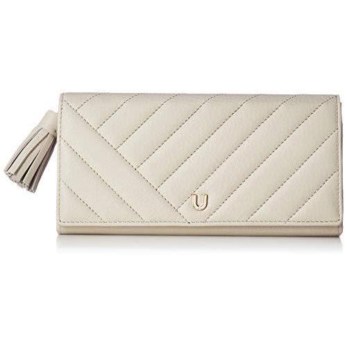 [ユー バイ ウンガロ] 長財布 《ルネ》 牛革 ソフト シュリンクレザー キルトステッチ 傷つきにくい ダブルボタン 裏地配色デザイン タッセル飾り(10333円)