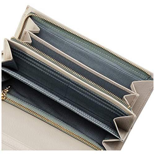 [ユー バイ ウンガロ] 長財布 《ルネ》 牛革 ソフト シュリンクレザー キルトステッチ 傷つきにくい ダブルボタン 裏地配色デザイン タッセル飾り モズ moz 長財布 レディース 本革 インクジェットプリント 薄マチ L字ファスナー 12140 W1116111037(10333円)