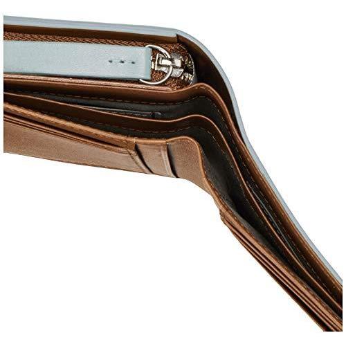 新品★マーガレットハウエル★新ベンジャミンファスナー2つ折り財布★ブルー マーガレット・ハウエル*ベンジャミン 二つ折り財布 (MARGARET HOWELL