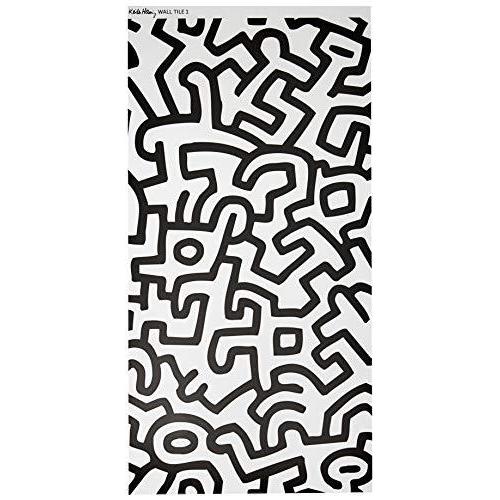 Blik 貼ってはがせるパターン壁紙 キース へリング Keith Haring Pattern Wall Tiles アメリカ発 きれいに剥がせて壁 S 2425 Blue Hawaii 通販 Yahoo ショッピング