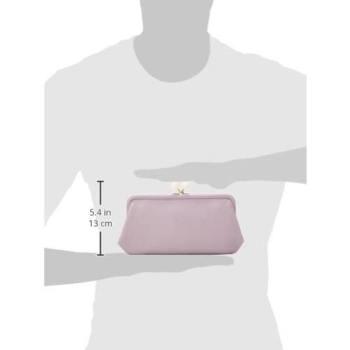 ペルケ アクリル玉がま口長  レディース 本革 08-06-03561 (LV) ペルケ] アクリル玉がま口長財布 財布 レディース 本革 08-06-03561 LV