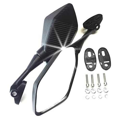 Piece of peace product バイク カウル ミラー 左右 セット (カーボン