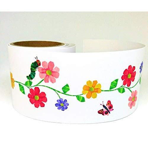 く日はお得 はらぺこあおむし 壁紙トリム 花柄 壁紙