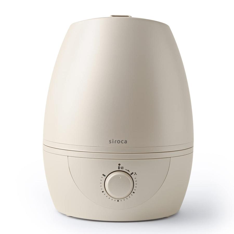 シロカ 加湿器 大容量 5L 超音波 SD-C113 クリームホワイト[大容量5L