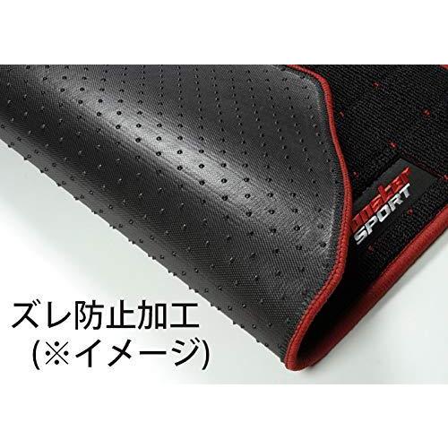 MONSTER SPORT フロアマット ハスラー[MR31S/MR41S]/ワゴンR[MH34S/MH44S]他 MT車用 ブラック×レッド 894｜bluehawaii｜04