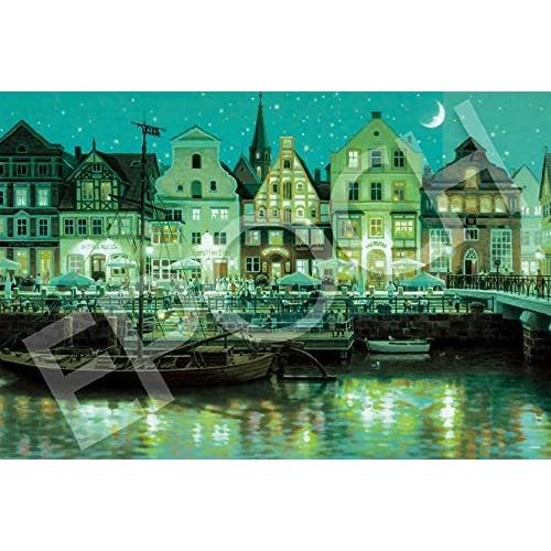 1000ピース ジグソーパズル 笹倉鉄平 リューネブルク (50×75cm) : Blue