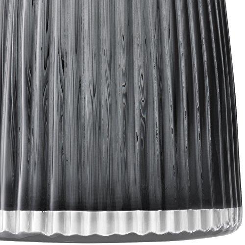 LSA(エルエスエー) フラワーベース(花器) グレー 高さ26cm PLEAT(プリート) G1399-26-847 