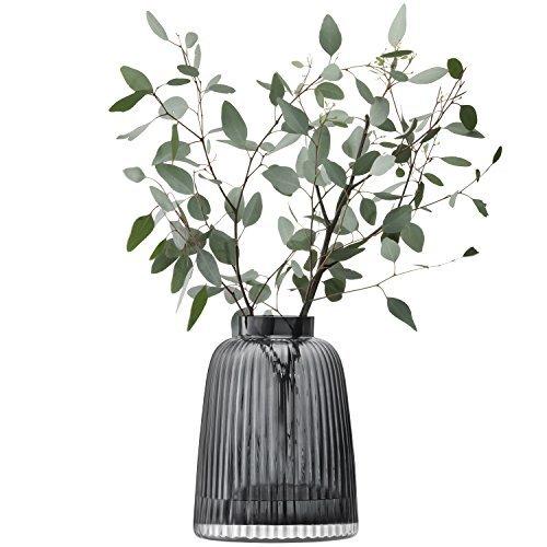 LSA(エルエスエー) フラワーベース(花器) グレー 高さ26cm PLEAT(プリート) G1399-26-847 