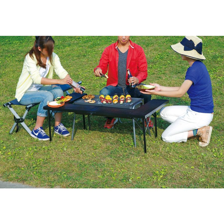 メッシュテーブル タフライト 焚き火テーブル キャンプ テーブル