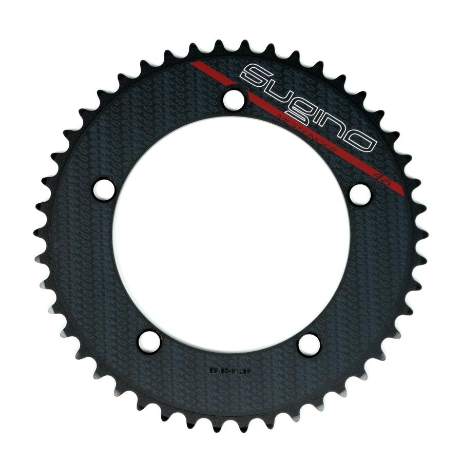 スギノPJ130RZ 46T メッセンジャー　チェーンリング スギノ(Sugino) PJ130RZ BLK 46T チェーンリング 1枚 : Blue