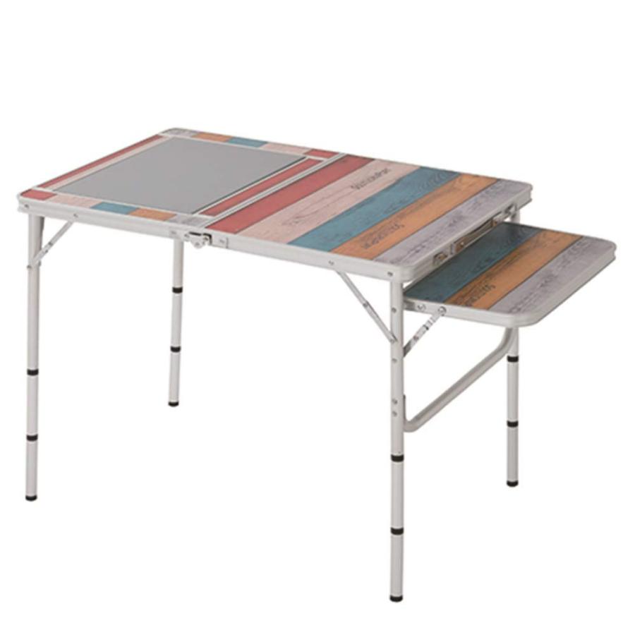 コーナン オリジナル 高さ調整機能付 アルミフォールディングテーブル