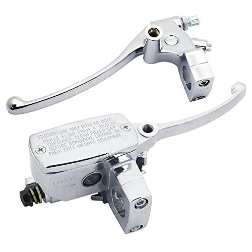 バイク 25mmハンドル用(1インチ） ブレーキ クラッチレバー マスター 